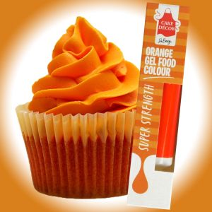 Cake Decor Colour Gel Orange 19g