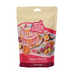 Funcakes Deco Melts Oranje 250gr