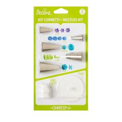 Decora Nozzles Kit Green Set/7