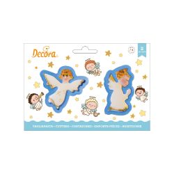 Decora Plastic Cookie Cutter Angels
