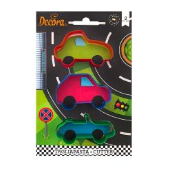 Decora Cookie Cutters Car 3/pcs 