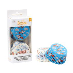 Decora Baking Cups Space 50/pc