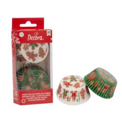 Decora Baking Cups Christmas Gingerbread Family 36/pc