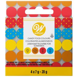 Wilton Candy Food Colours 4x7gr