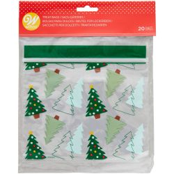 Wilton Treat Bags Christmas Tree Pk/20