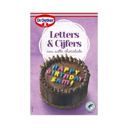Dr. Oetker Chocolade Letters & Cijfers