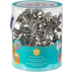 Wilton Metal Cookie Cutters Easter Tub 18/pc