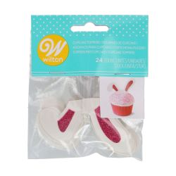 Wilton Cupcake Toppers Easter Bunny Ears pk/24
