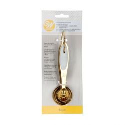 Wilton Gold Metal Measuring Spoons Set/5