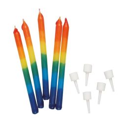 Culpitt Rainbow Candles pk/12