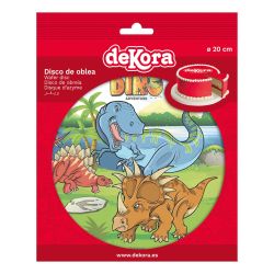 Dekora Wafer Paper Disc Dino Adventure 20cm