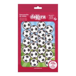 Dekora Wafer Paper Discs Soccer set/20 - 3,5cm