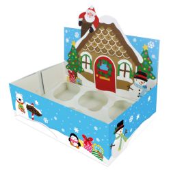 Cupcake Box 6 (Of 12) Delig - Display Christmas