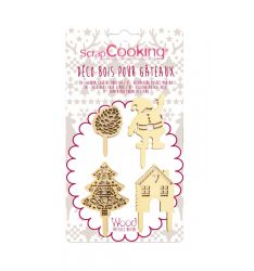 ScrapCooking Cake Topper Christmas