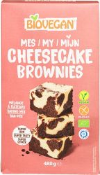 BioVegan Glutenvrije Bakmix - Cheesecake Brownies 480gr THT31.5.2024