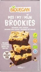 BioVegan Glutenvrije Bakmix - Brookies (Brownies with Cookies) 320gr THT31-3-24