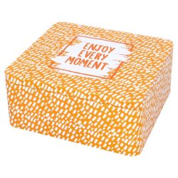 Birkmann Gift Box 'Enjoy Every Moment' Orange 21x19x9cm
