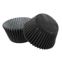 Culpitt Select Baking Cups Greaseproof Black Pk/250