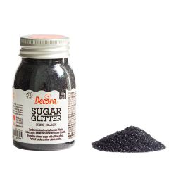 Decora Glitter Sugar Black 100gr 