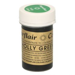 Sugarflair  Paste Colour Holly Green 25gr