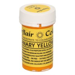 Sugarflair  Paste Colour Canary Yellow 25gr