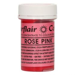 Sugarflair  Paste Colour Rose Pink 25gr