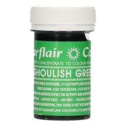 Sugarflair  Paste Colour Ghoulish Green 25gr