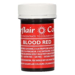 Sugarflair  Paste Colour Blood Red 25gr