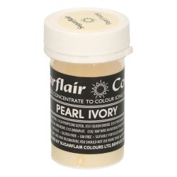 Sugarflair  Paste Colour Pearl Ivory 25gr