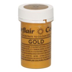 Sugarflair  Paste Colour Gold 25gr