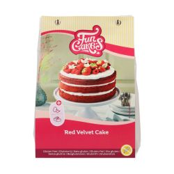 Funcakes Glutenvrij Red Velvet Cake 400gr