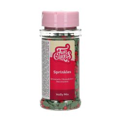 Funcakes Sprinkles Christmas Hulst Mix 55gr