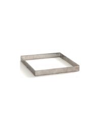 Decora Perforated Stainless Steel Square 20x20x2cm