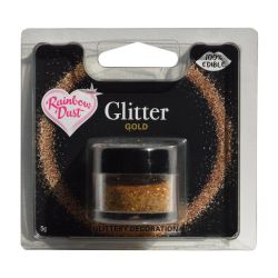 Rainbow Dust Edible Glitter Gold 5gr