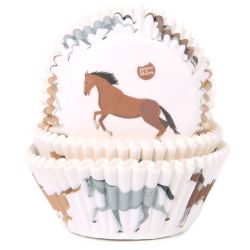 House of Marie Baking Cups  Horse pk/50