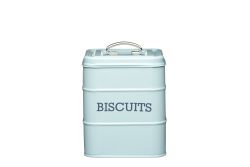 Biscuit tin blue