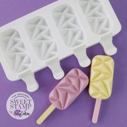 Sweet Stamp Cake Popsicle Geometric Mold Mini