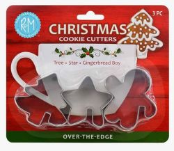 R&M Cookie Cutters Over The Edge Christmas set/3