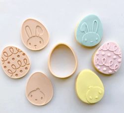 Little Biskut Cookie Embossers + Cutters Easter