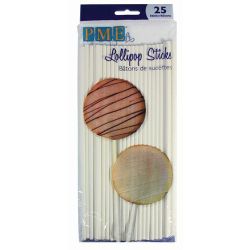 PME Lollipop Sticks - 20cm - PK/25