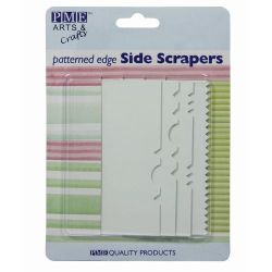PME Patterned Edge Side Scrapers Set/4