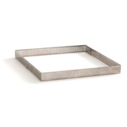 Decora Perforated Stainless Steel Square 20x20x3,5cm