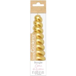 ScrapCooking Candle Unicorn Horn Gold 17,5cm