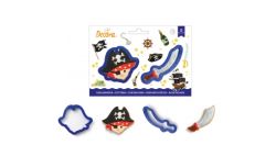 Decora Plastic Cookie Cutters Pirate